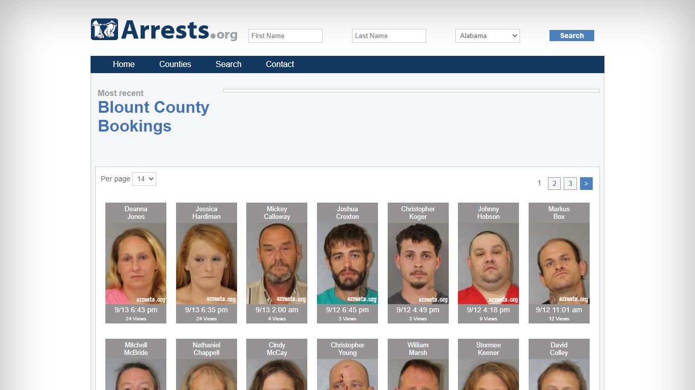 Blount County Arrests and Inmate Search